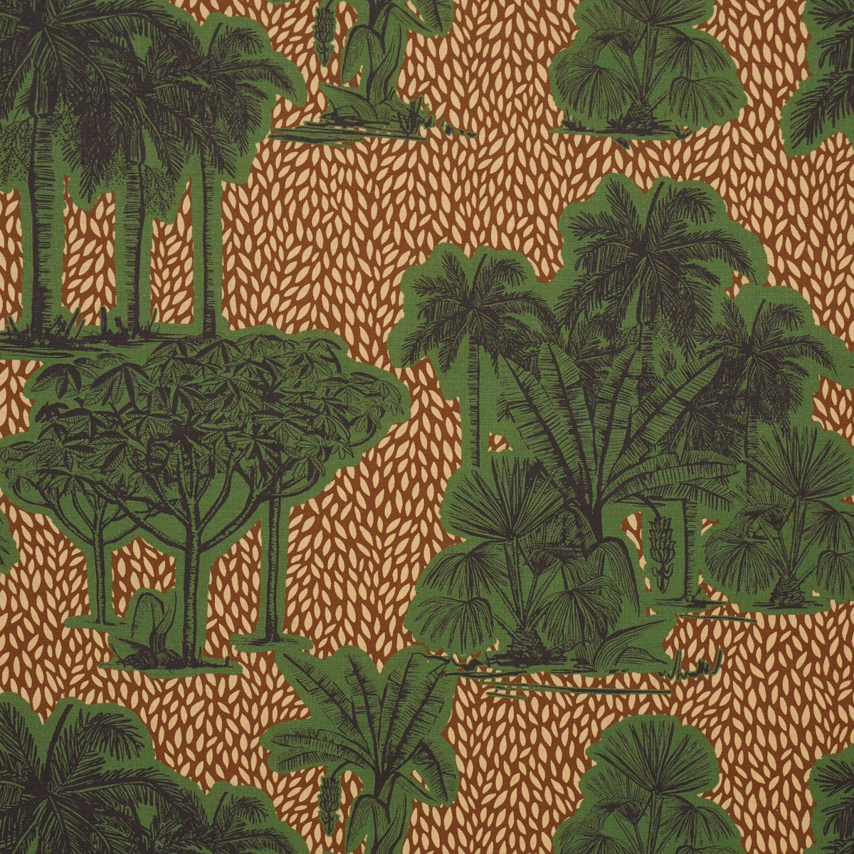 TROPICAL SAFARI PRINT_ ORINOCO VERDANT OASIS