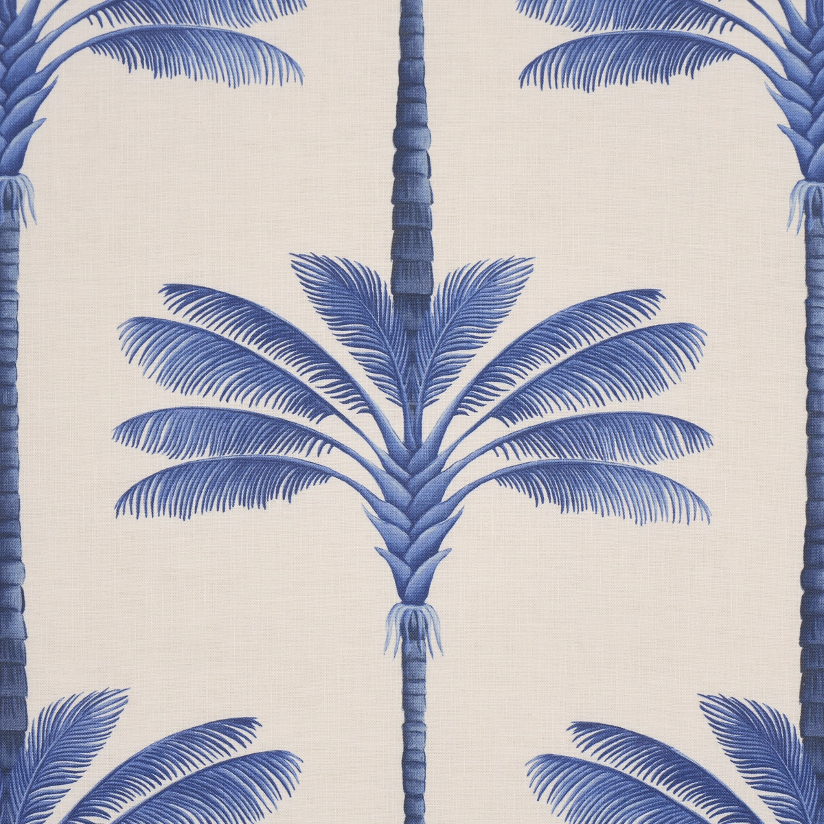 A PALM IS A PALM PRINT_ INDIGO PALM GROVE