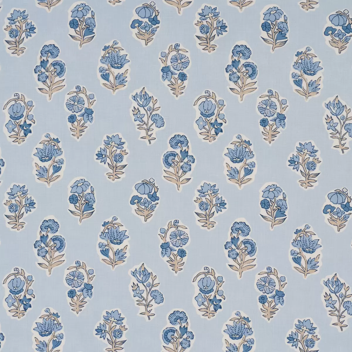 ANESSA HAND-SCREEN PRINT_ BLUE