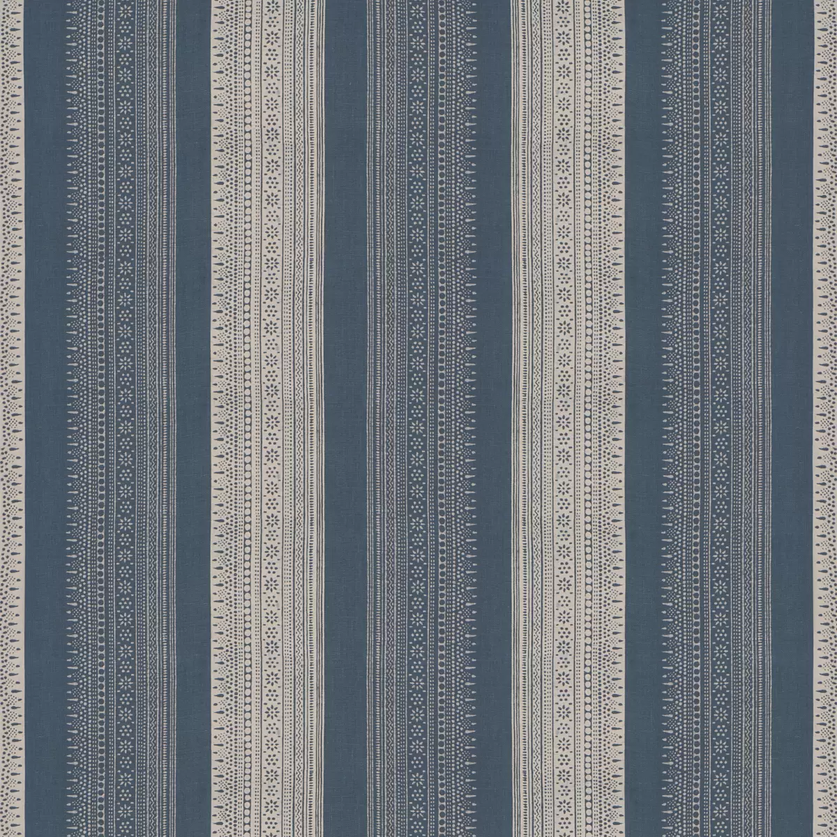 Calista Block Print_ INDIGO