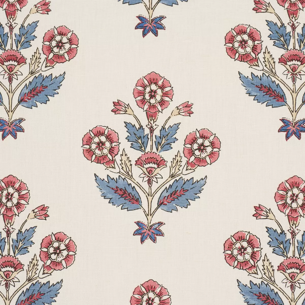 DALILA HAND-SCREEN PRINT_ RED & BLUE