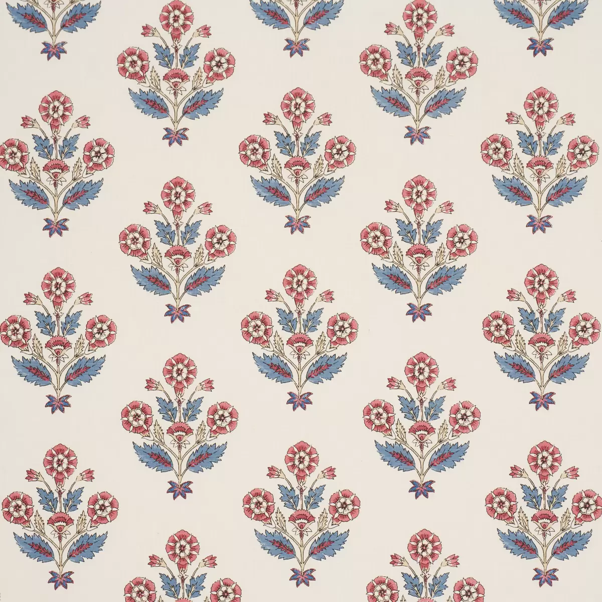 DALILA HAND-SCREEN PRINT_ RED & BLUE