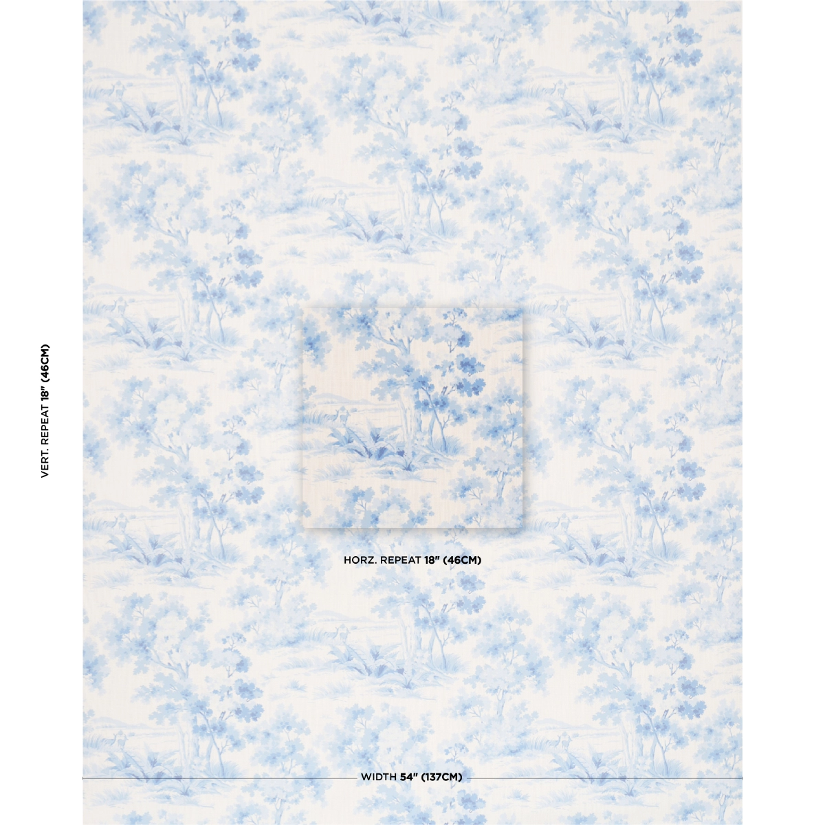 COUNTRYSIDE MORNING_ BLUE AND WHITE