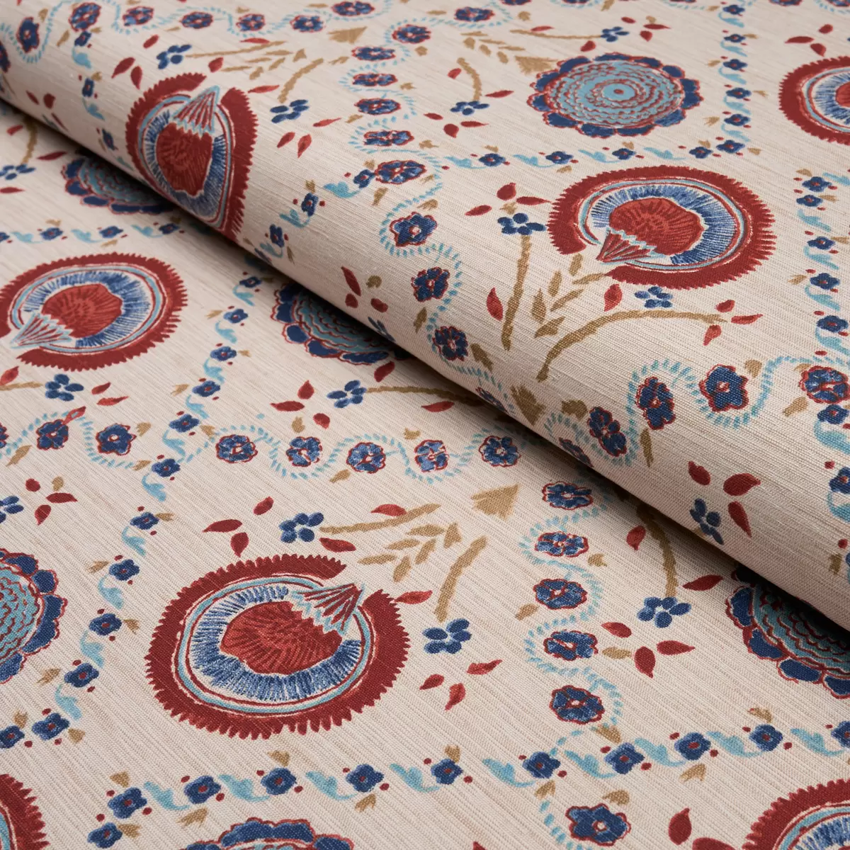 ATHENA HAND-SCREEN PRINT_ RED & BLUE