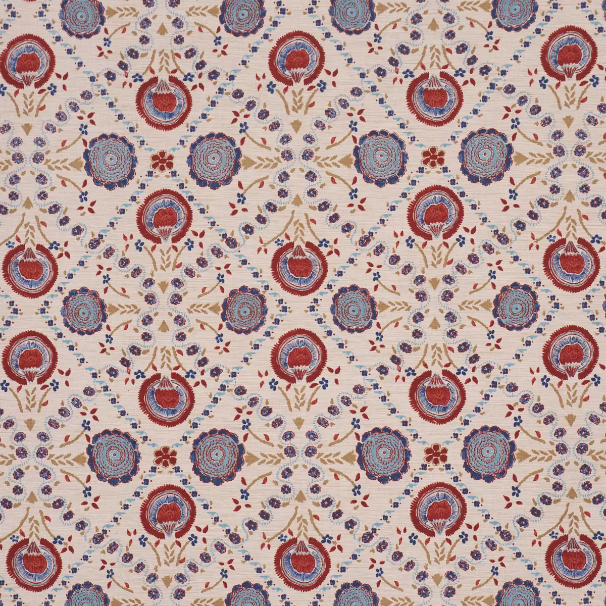 ATHENA HAND-SCREEN PRINT_ RED & BLUE