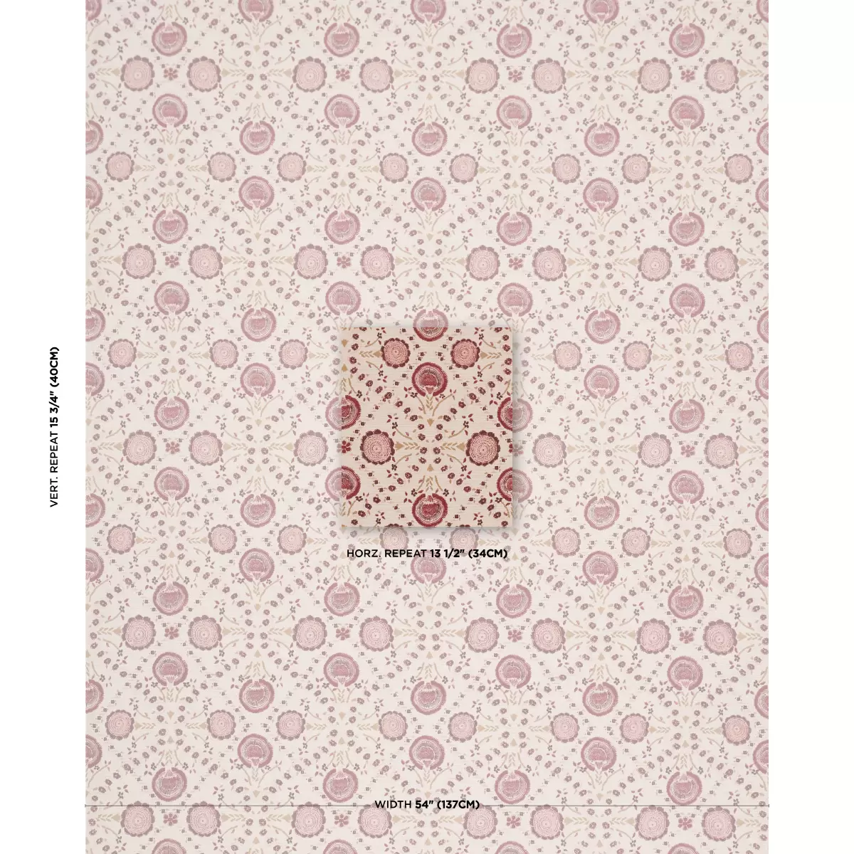 ATHENA HAND-SCREEN PRINT_ RUBY
