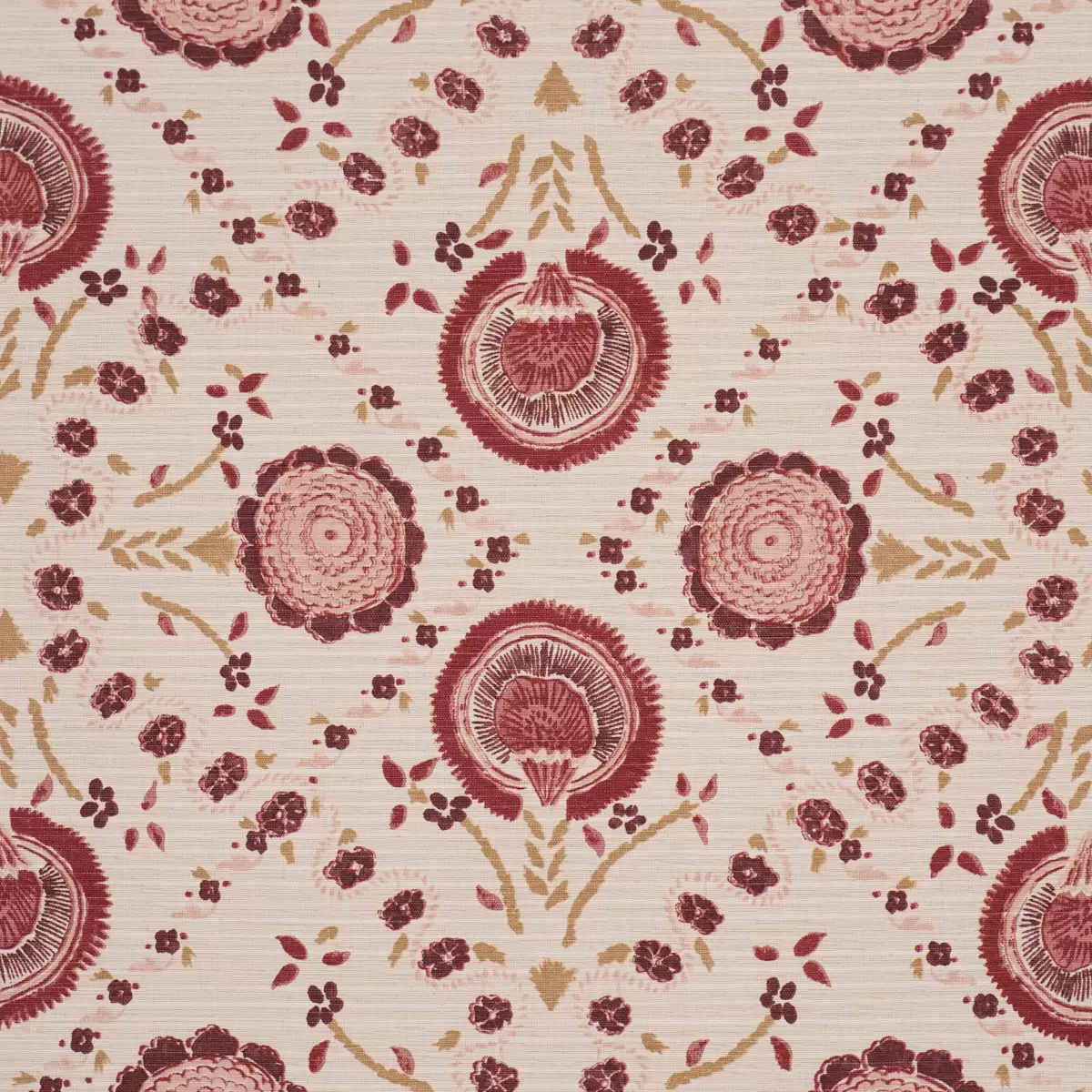 ATHENA HAND-SCREEN PRINT_ RUBY