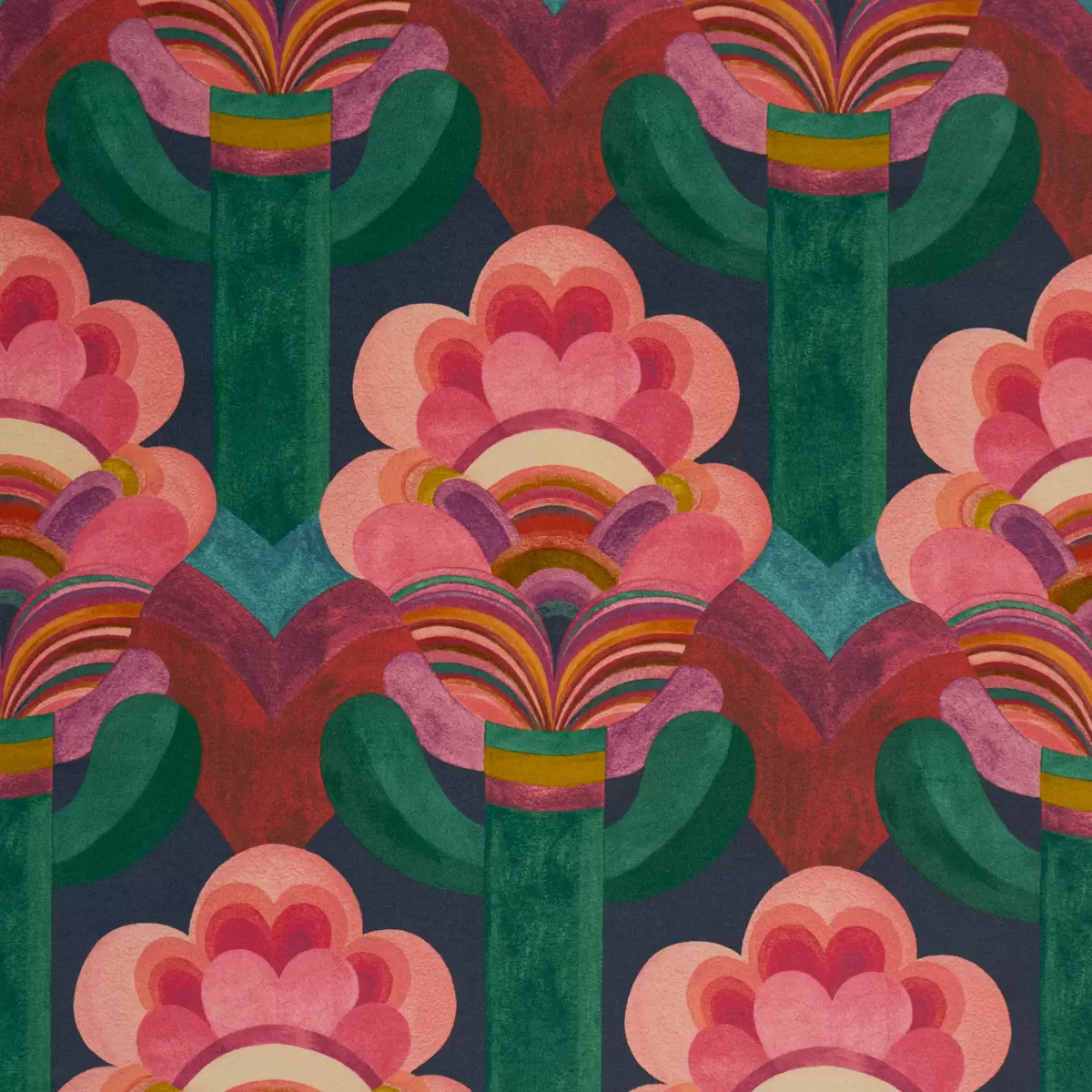 FLEUR INDIENNE VELVET_ ROSE