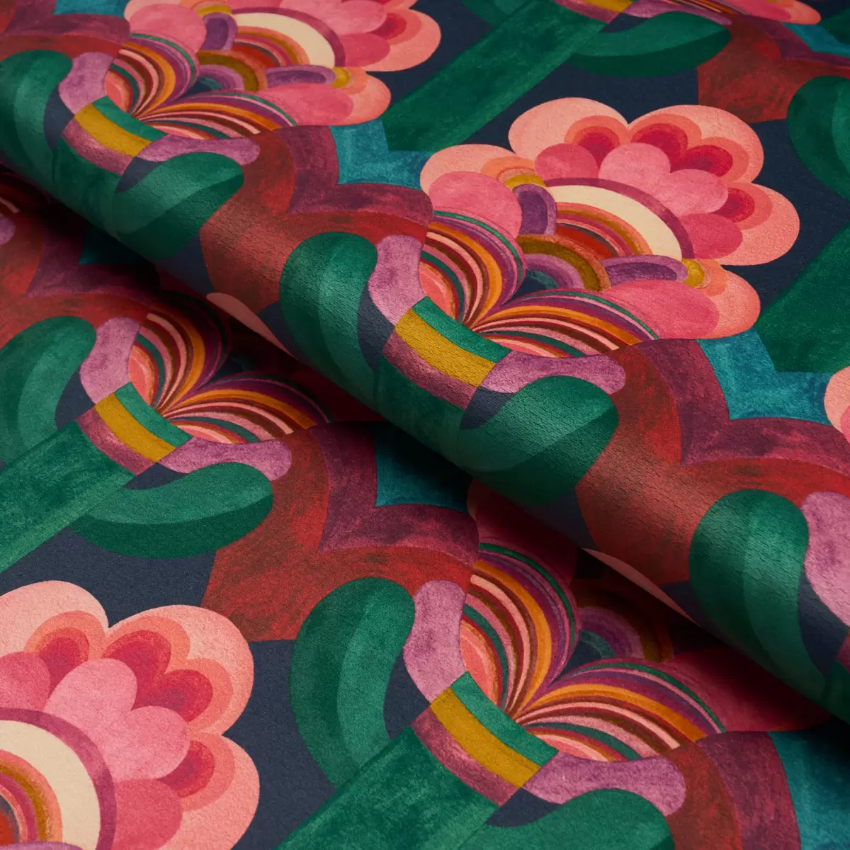 FLEUR INDIENNE VELVET_ ROSE