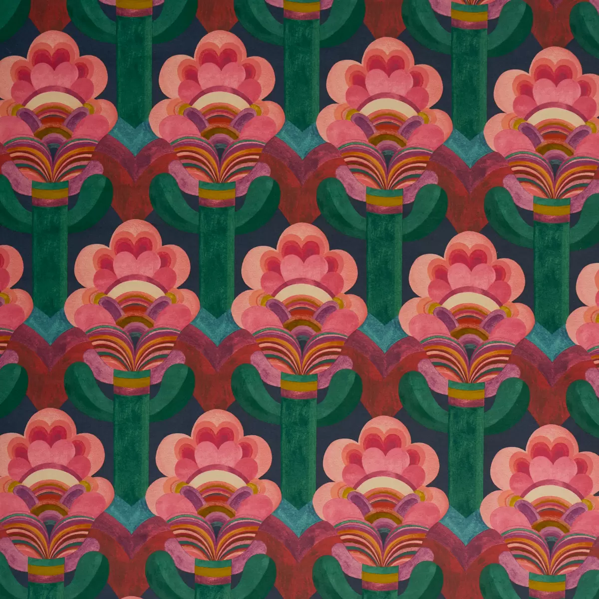 FLEUR INDIENNE VELVET_ ROSE