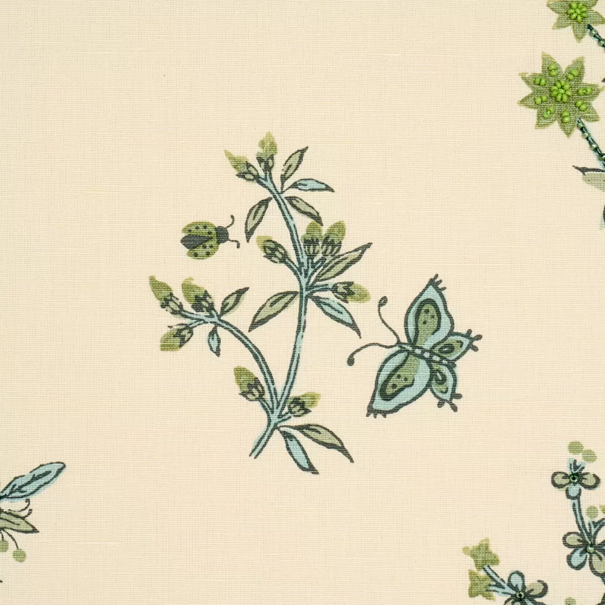 JETER DES FLEURS BEADED PRINT_ ARTICHOKE