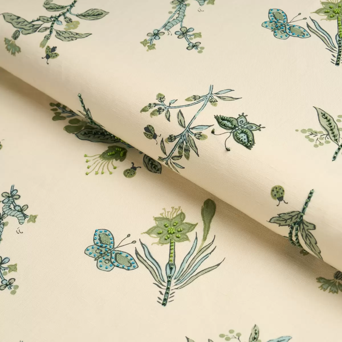 JETER DES FLEURS BEADED PRINT_ ARTICHOKE
