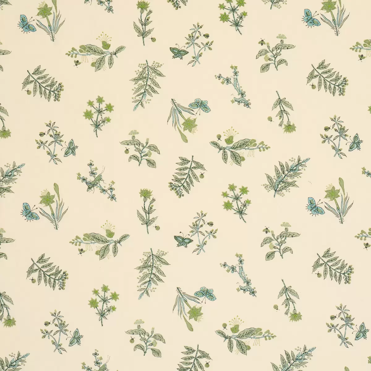 JETER DES FLEURS BEADED PRINT_ ARTICHOKE