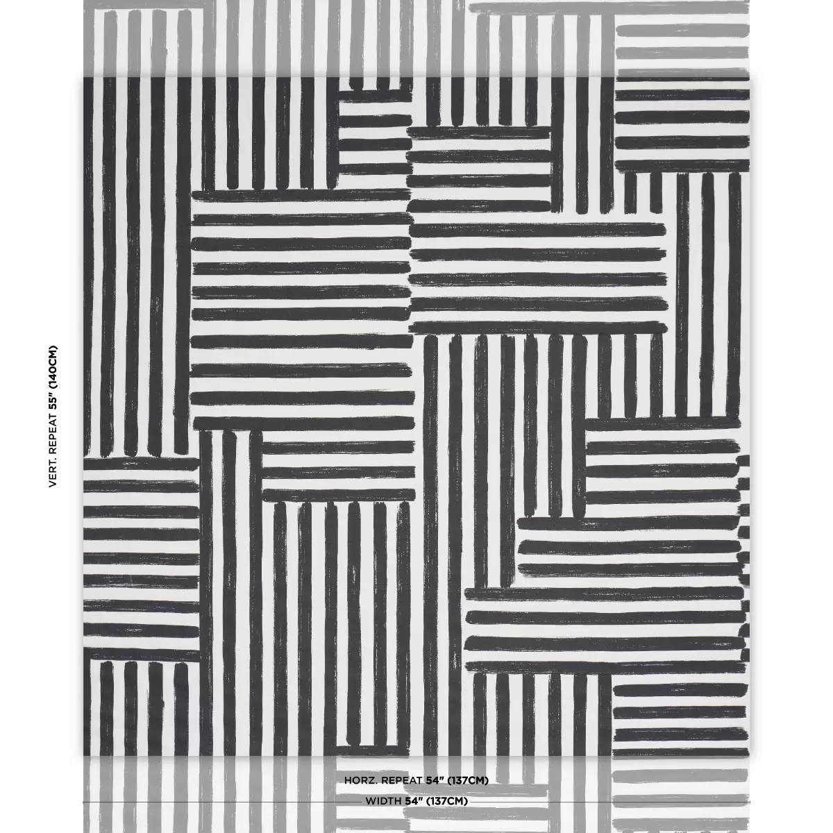 PARSON'S STRIPE HAND PRINT_ CARBON