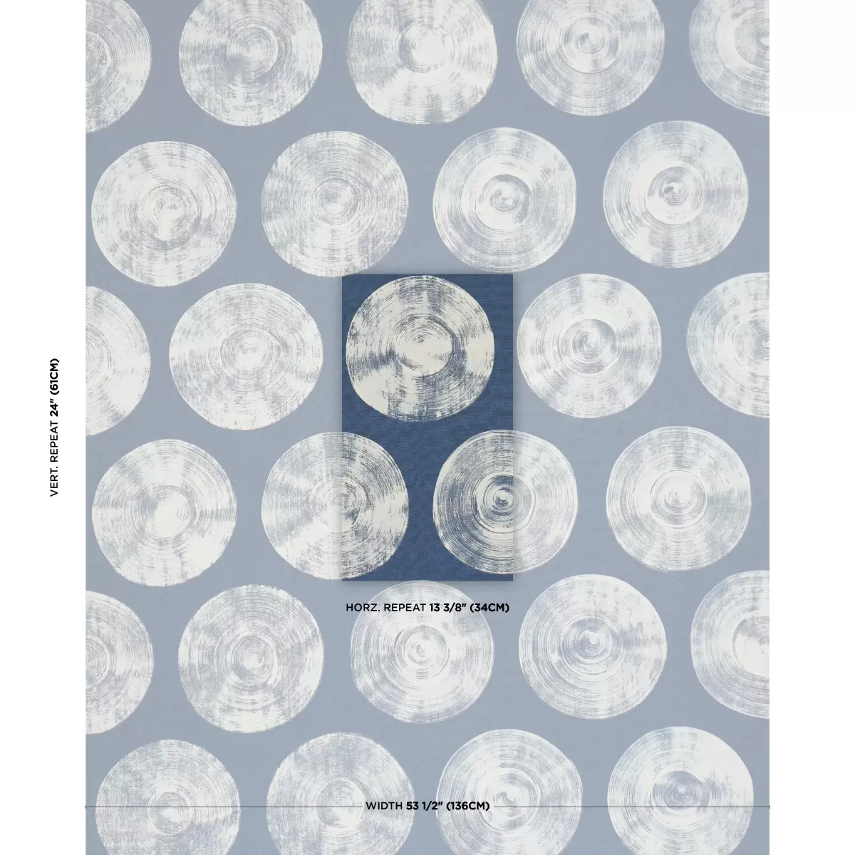 Painted Circles_ INDIGO