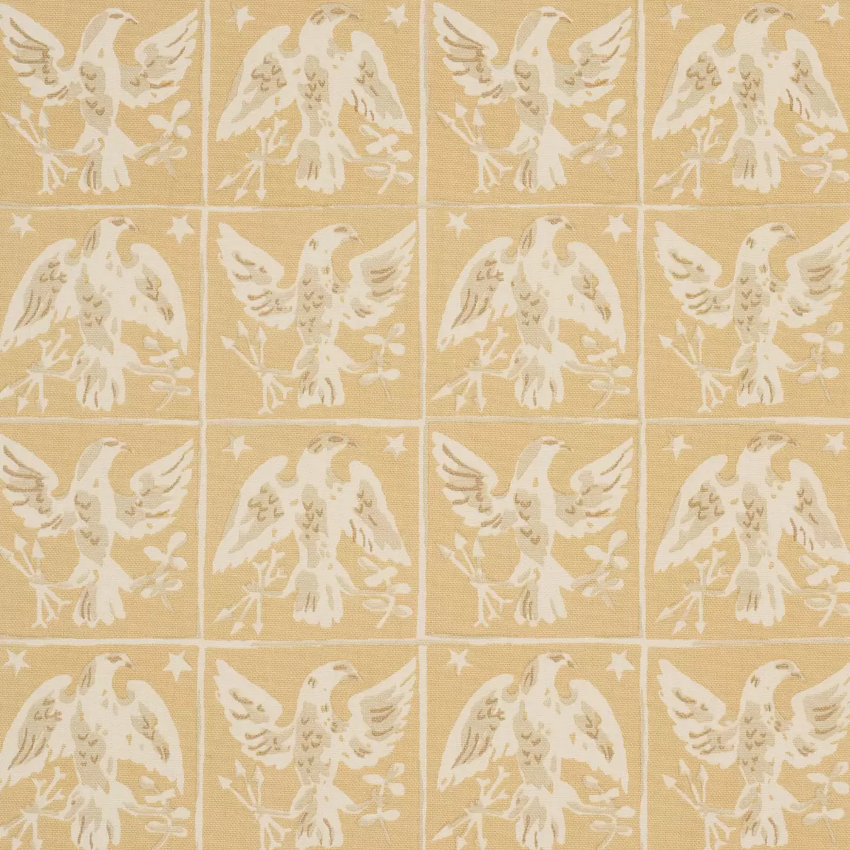 BARTON'S EAGLE HAND PRINT_ YELLOW