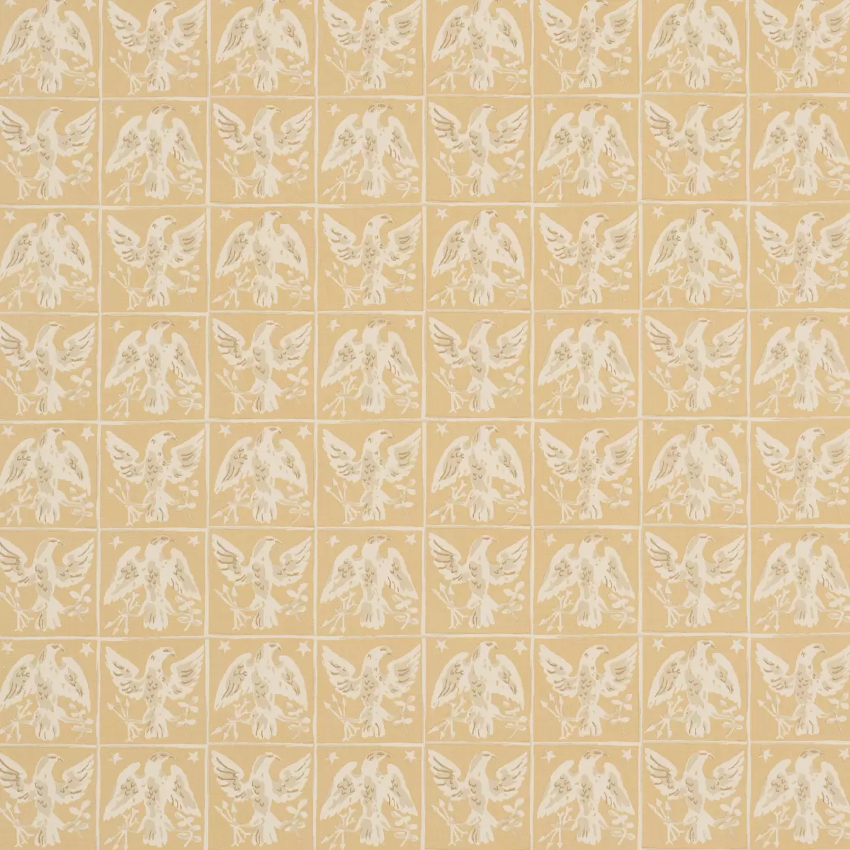 BARTON'S EAGLE HAND PRINT_ YELLOW