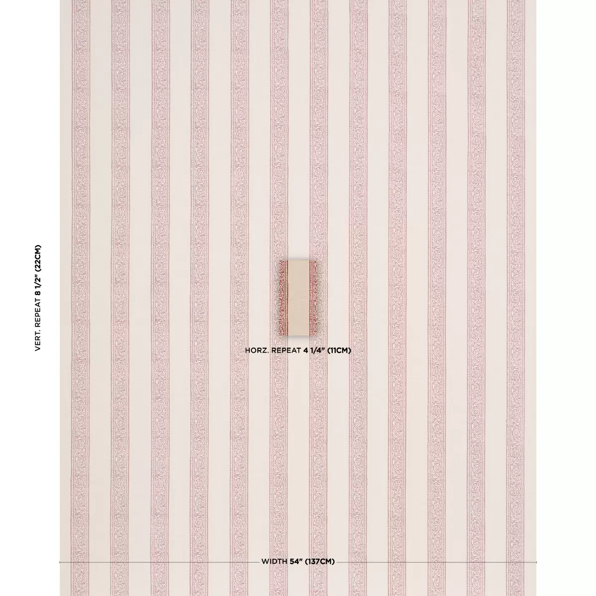 MAHDAVI STRIPE HAND-BLOCK PRINT_ RED