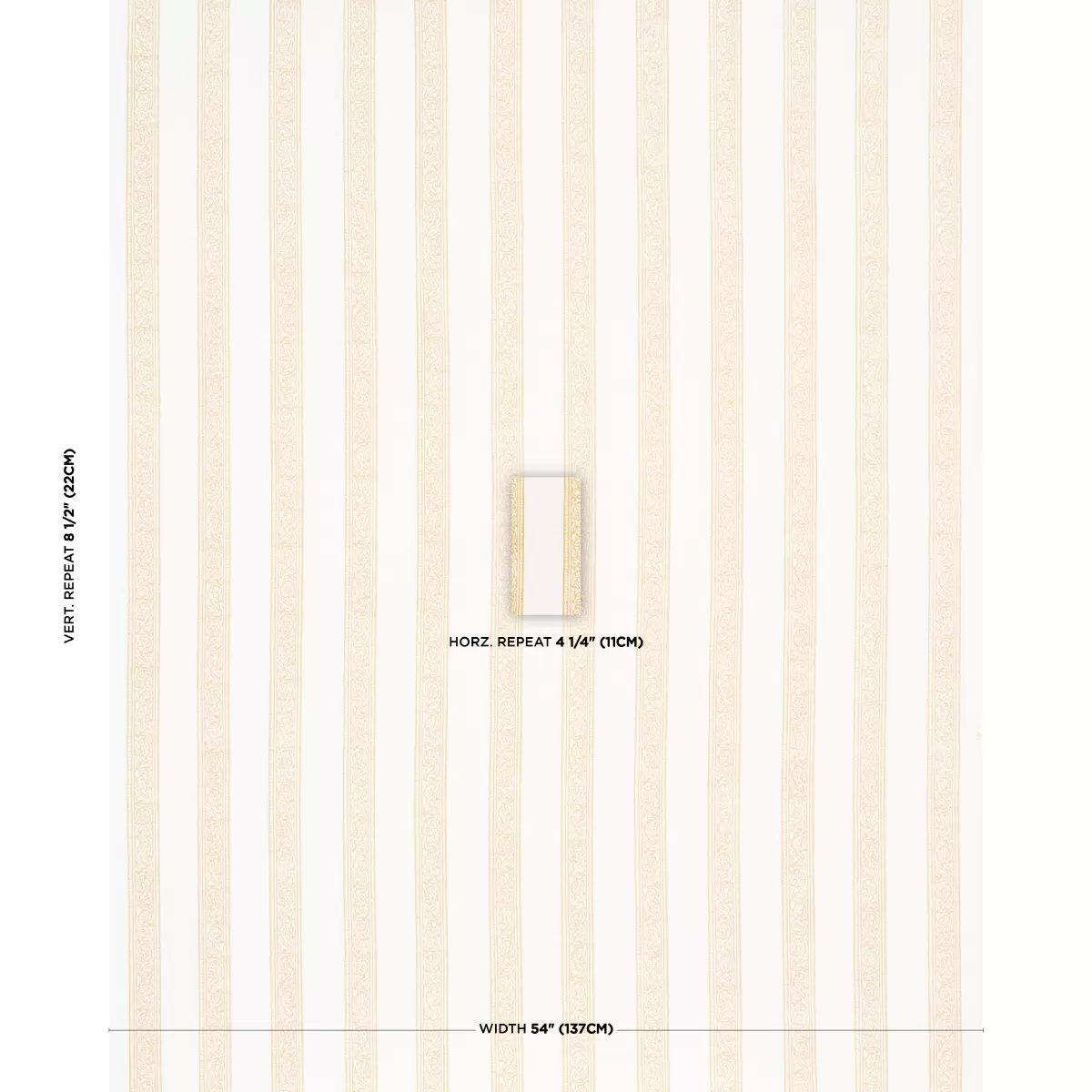 MAHDAVI STRIPE HAND-BLOCK PRINT_ YELLOW