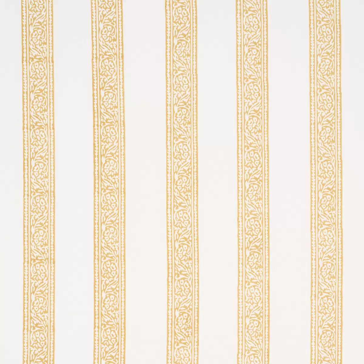 MAHDAVI STRIPE HAND-BLOCK PRINT_ YELLOW