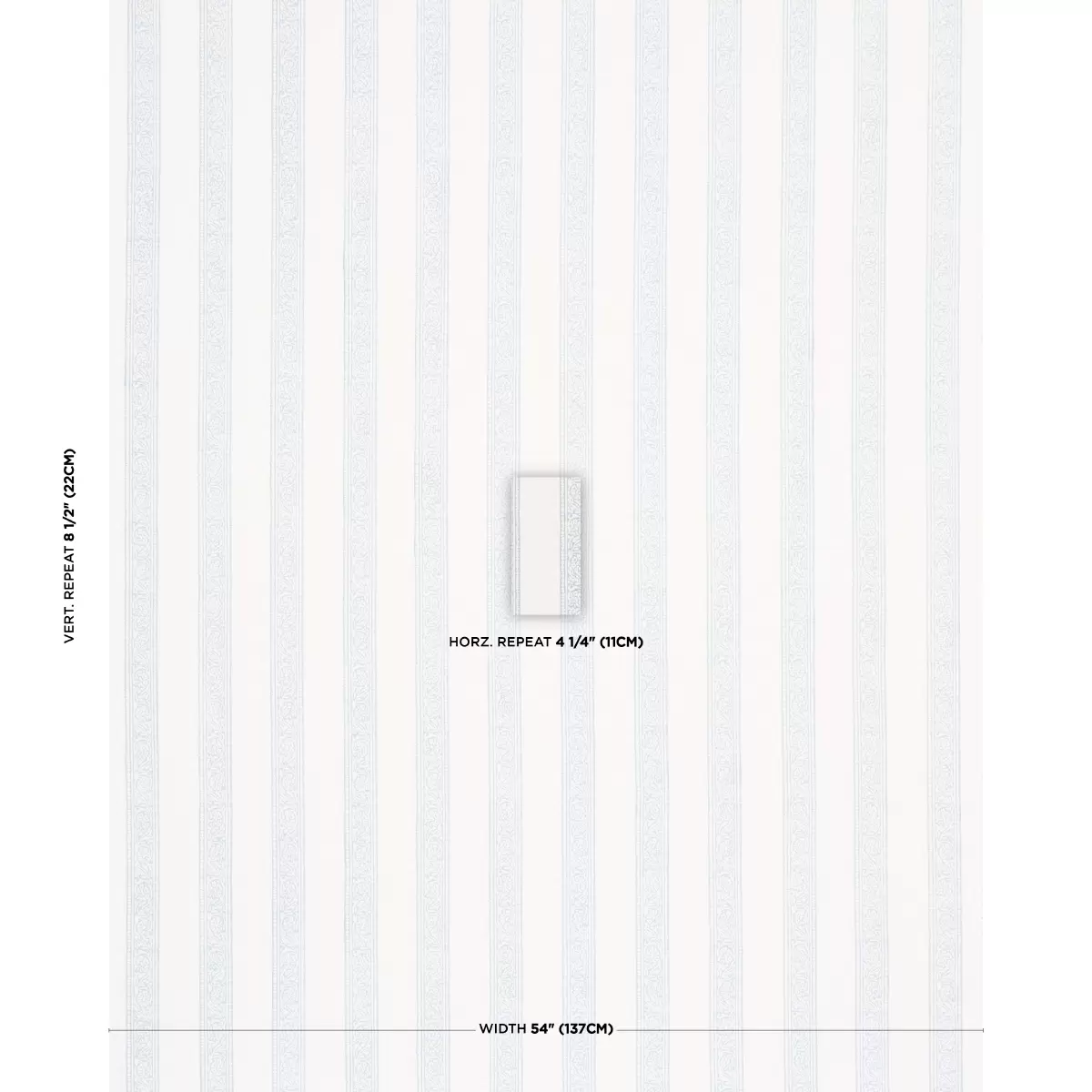 MAHDAVI STRIPE HAND-BLOCK PRINT_ SKY
