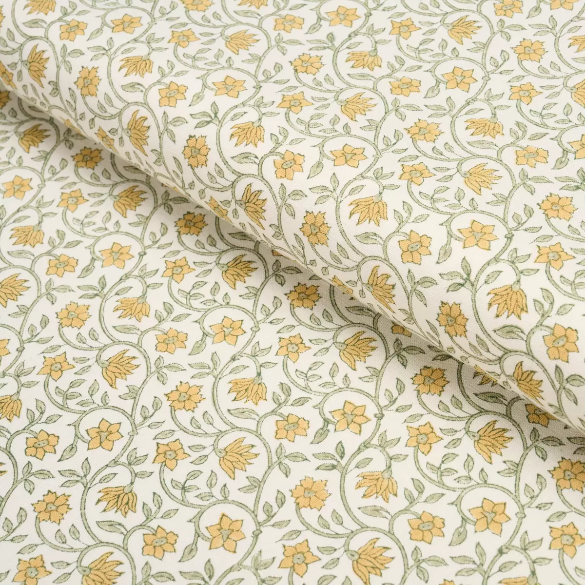 MALAYA HAND-BLOCK PRINT_ YELLOW