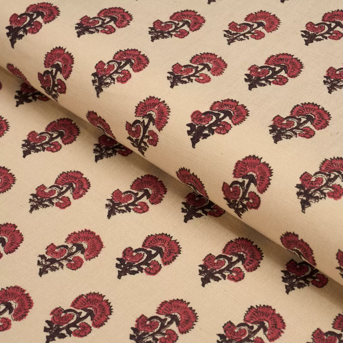 KAASNI HAND-BLOCK PRINT_ RED