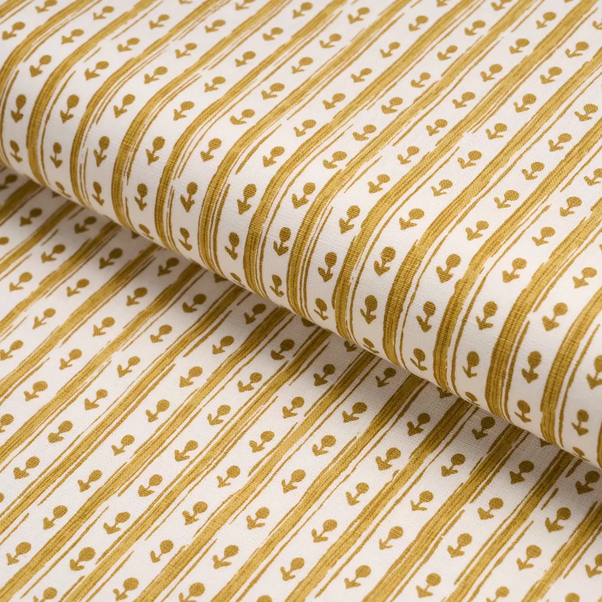NIDHI STRIPE HAND-PRINT_ YELLOW