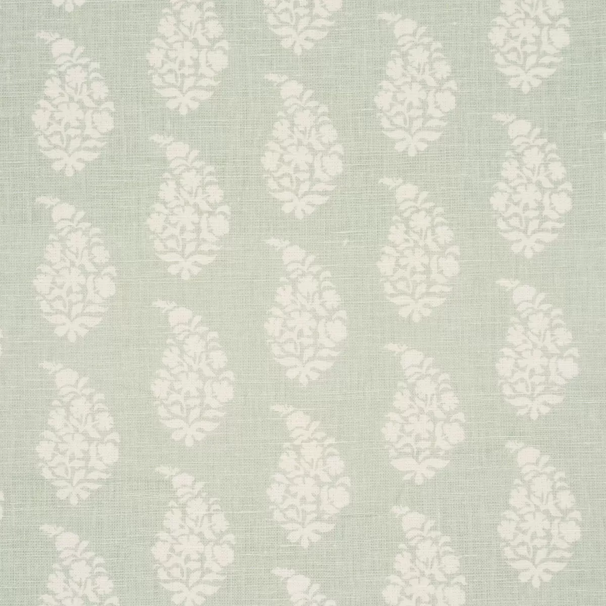 KAIA PAISLEY HAND-PRINT_ CELADON