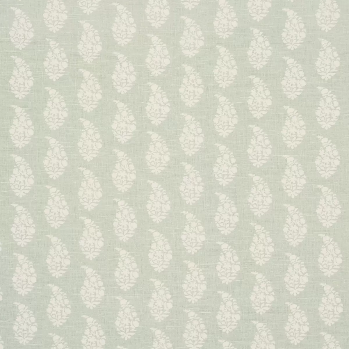 KAIA PAISLEY HAND-PRINT_ CELADON