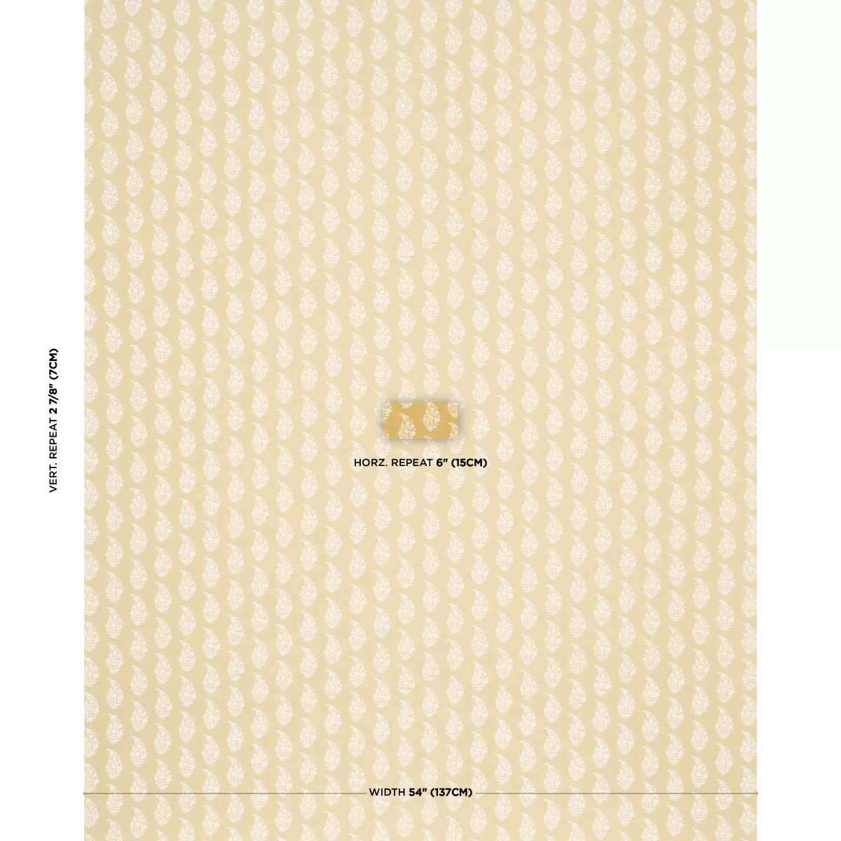 KAIA PAISLEY HAND-PRINT_ YELLOW