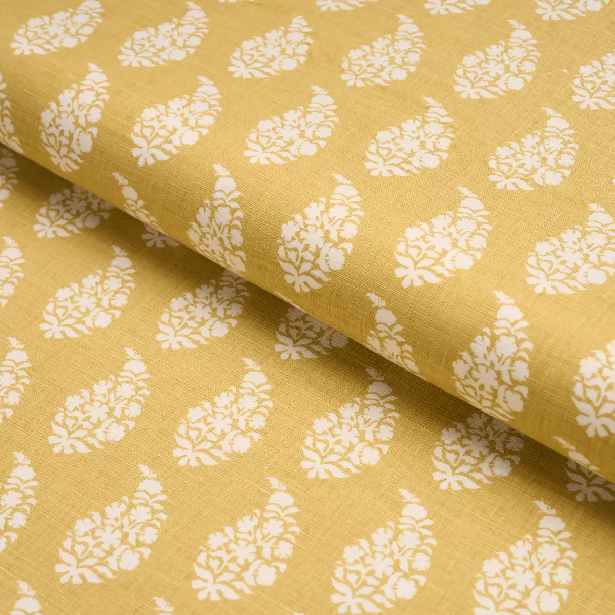 KAIA PAISLEY HAND-PRINT_ YELLOW