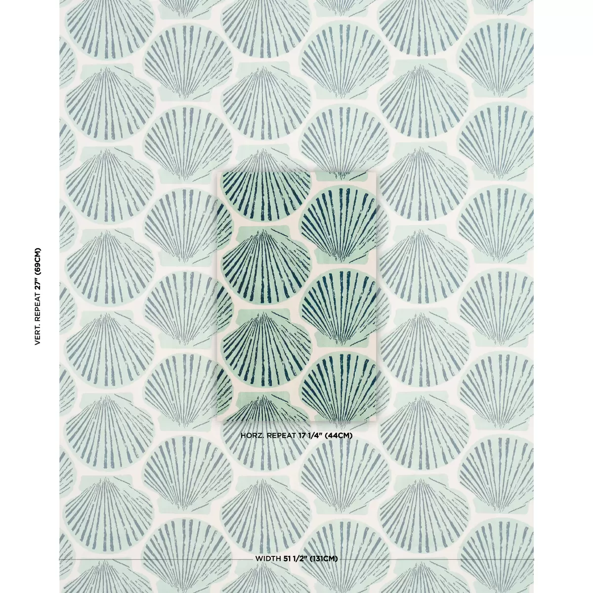 SCALLOP SHELL_ AQUA