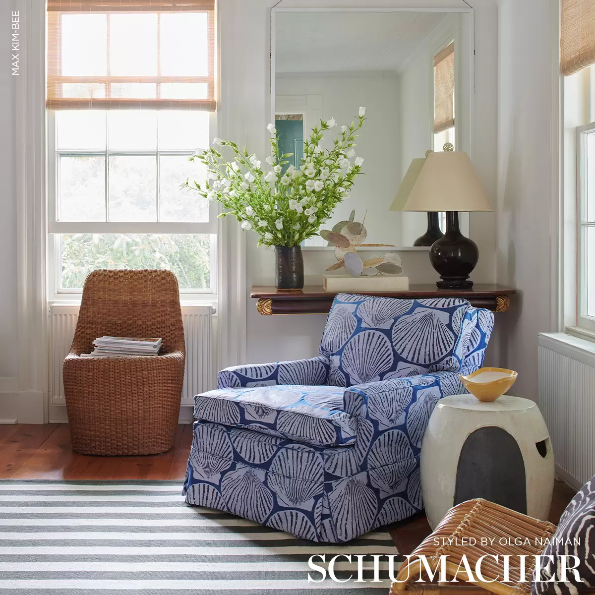 SCALLOP SHELL_ INDIGO