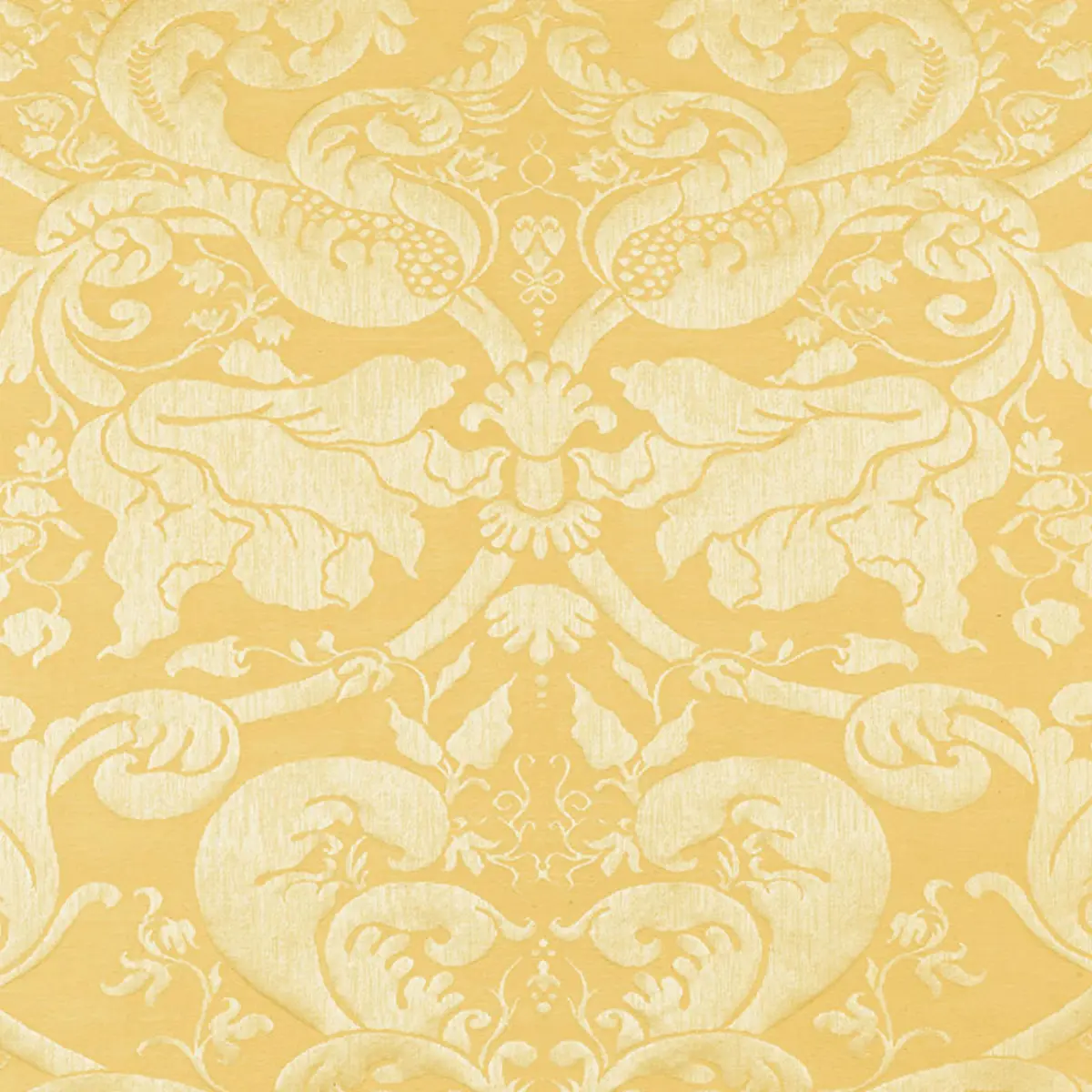 GAVOTTE BROCATELLE DAMASK_ GOLD