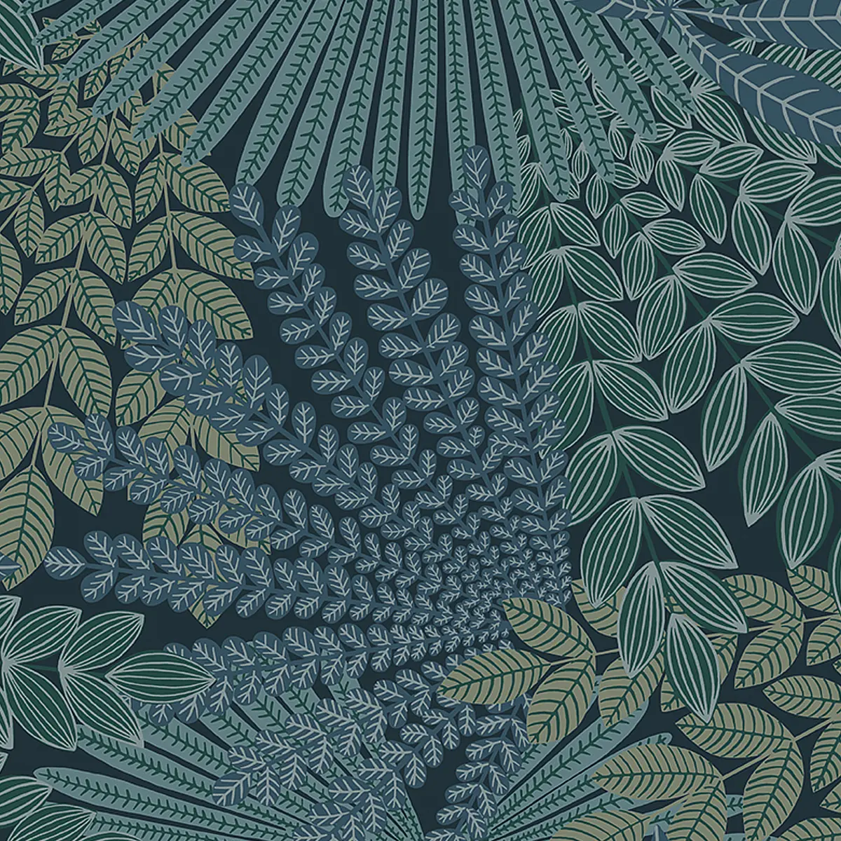 VELVET LEAVES_ SPRUCE AND BLUE