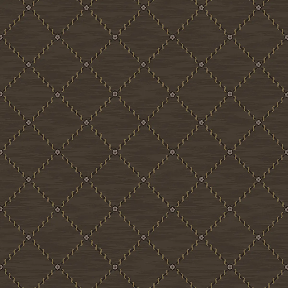 GOLDEN TRELLIS_ BROWN AND GOLD