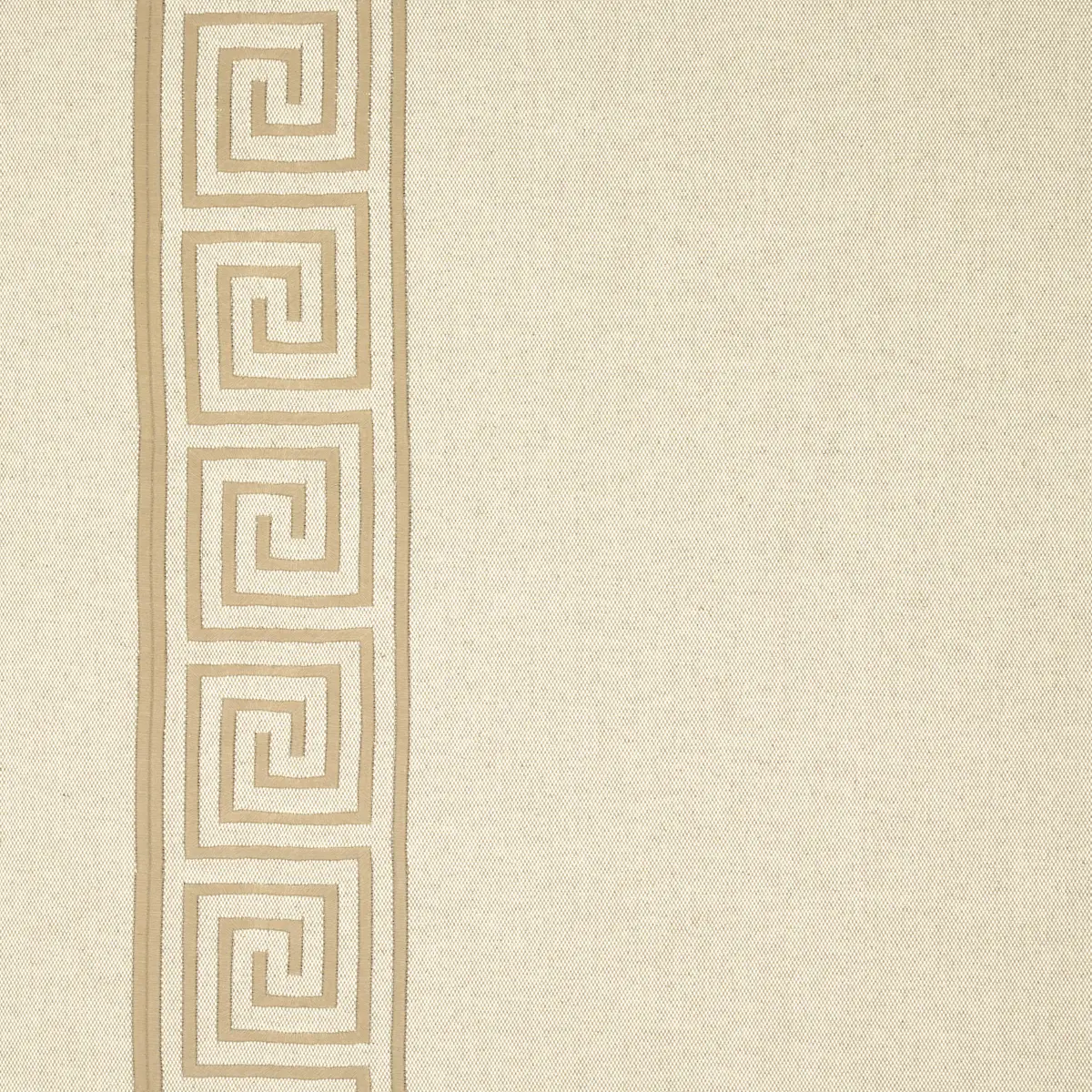 GREEK KEY EMBROIDERY_ PEBBLE AND TAUPE