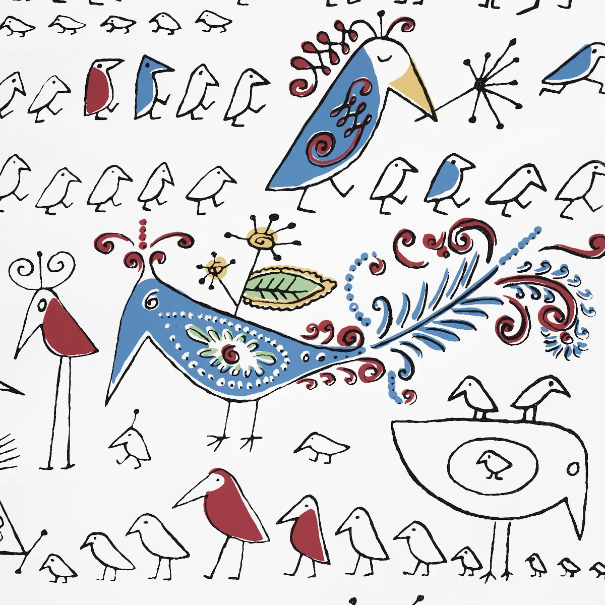 Aviary_ MULTI ON WHITE