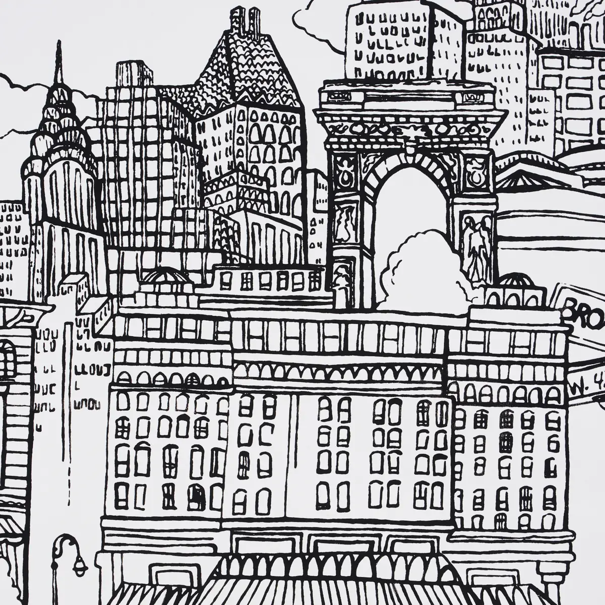 New York  New York_ BLACK ON WHITE
