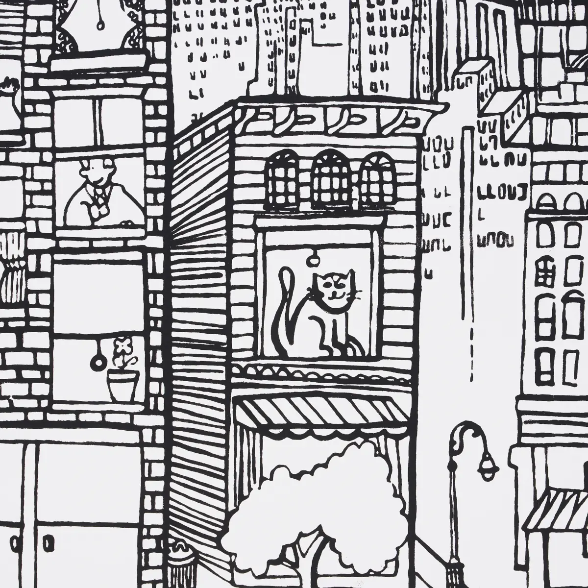 New York  New York_ BLACK ON WHITE