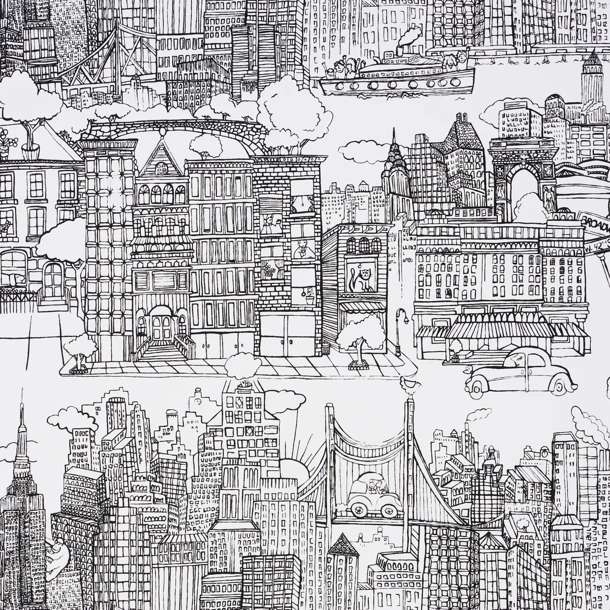 New York  New York_ BLACK ON WHITE
