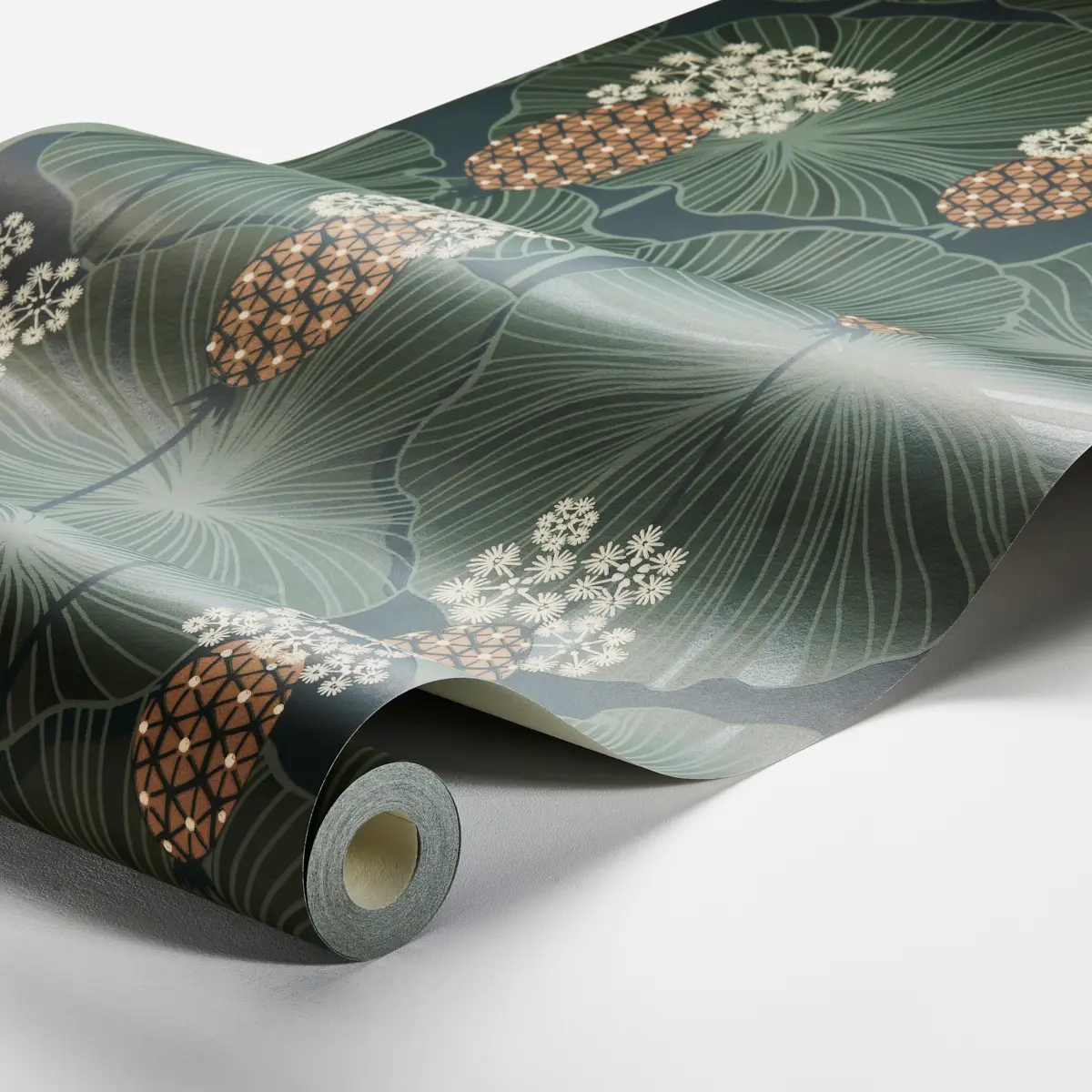 UMBRELLA LEAVES_ NAVY