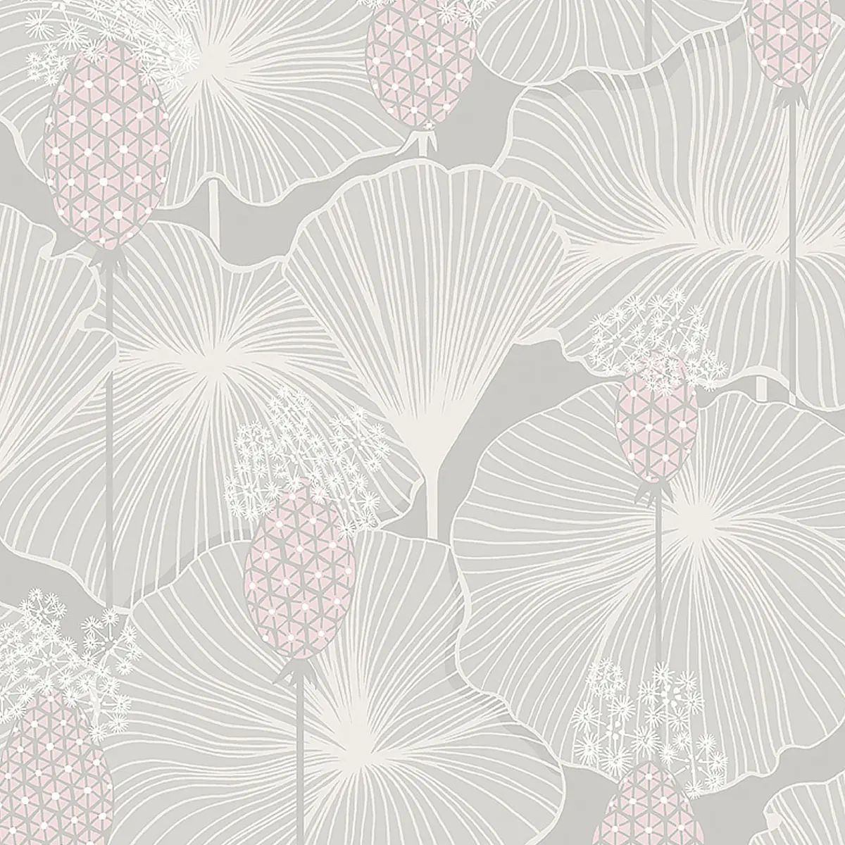 UMBRELLA LEAVES_ GREY