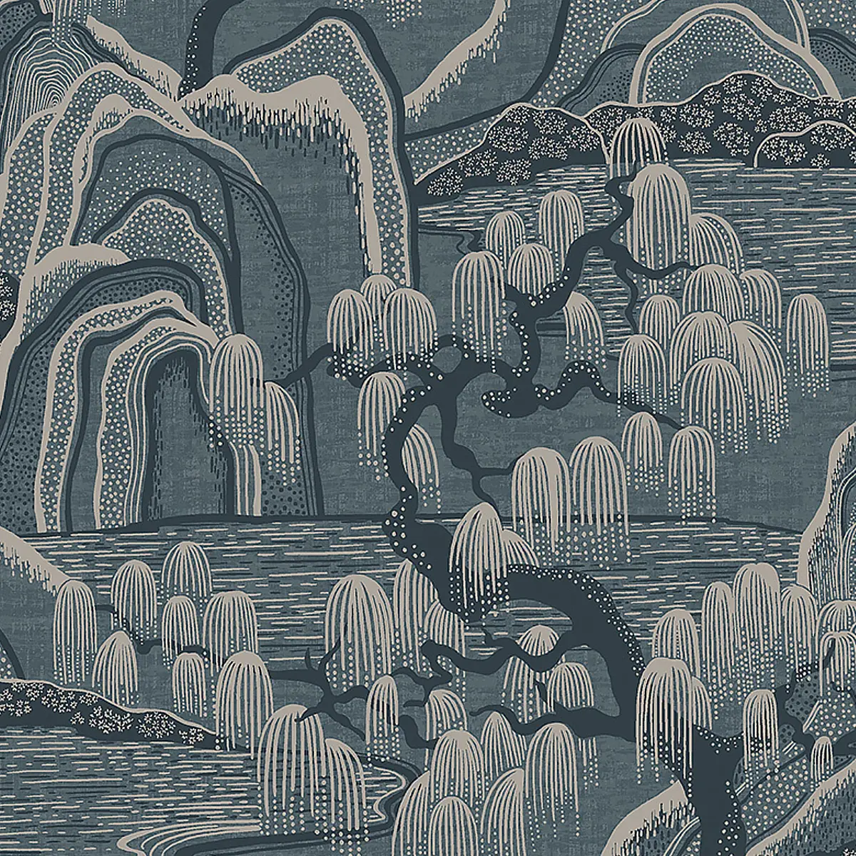 INDIGO GARDEN_ BLUE