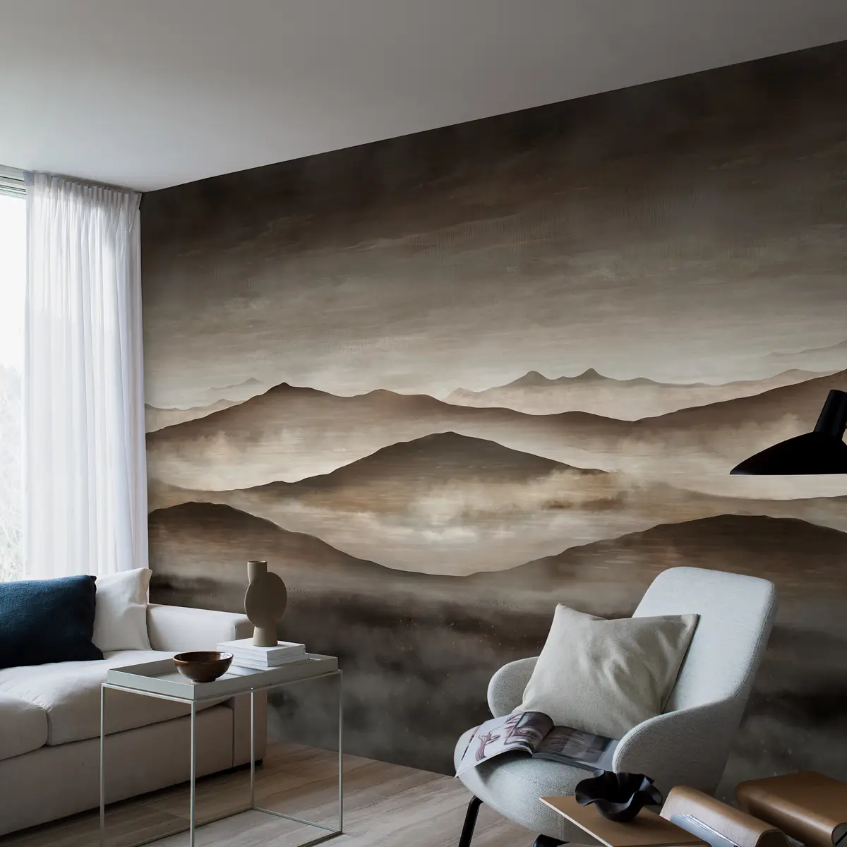 TWILIGHT LANDSCAPE MURAL_ NEUTRAL