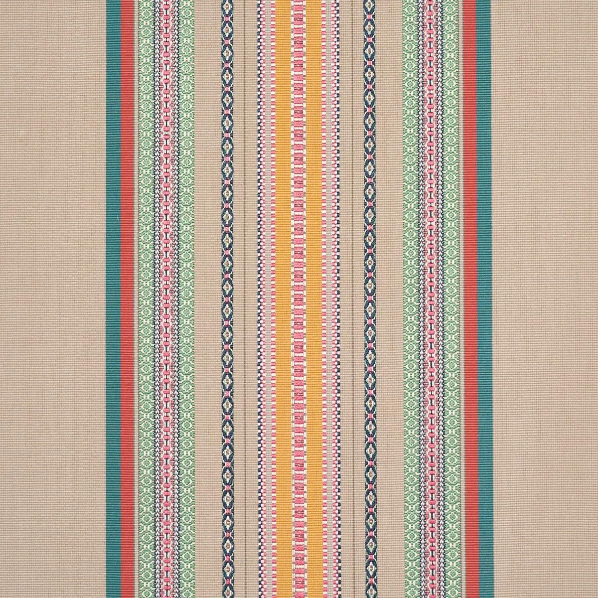 WELLINGTON STRIPE_ NATURAL ON MULTI