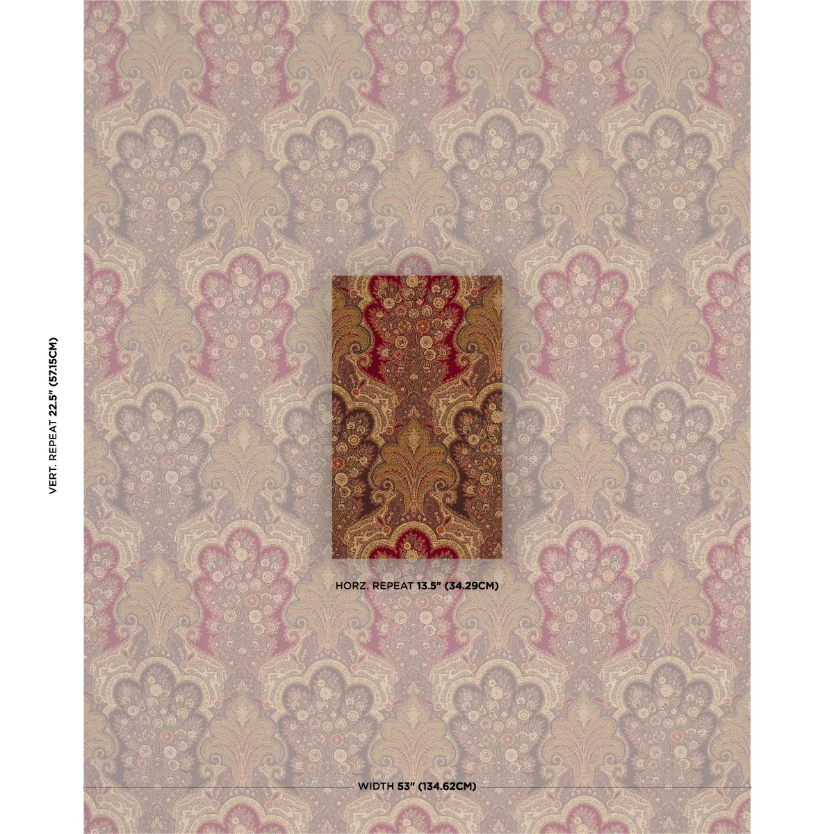 NEW CASTLE PAISLEY_ CRANBERRY