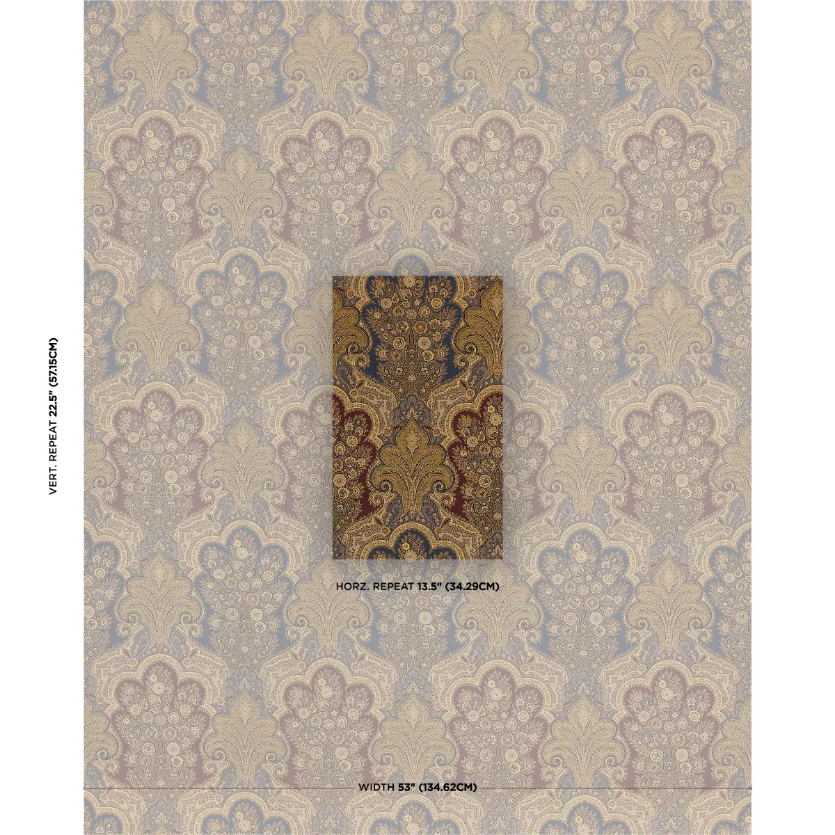 NEW CASTLE PAISLEY_ INDIGO