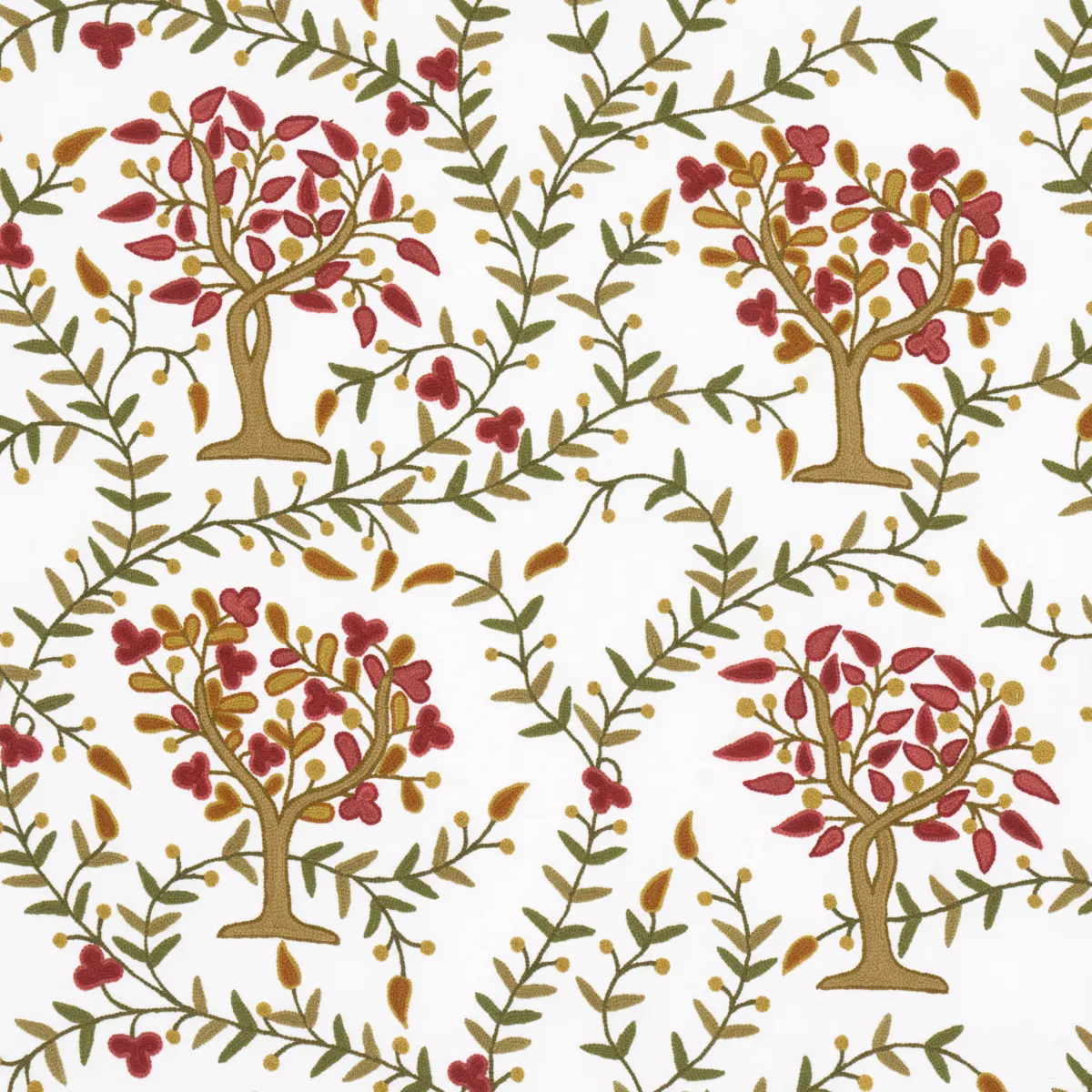 Highgrove Tree Crewel_ MULBERRY